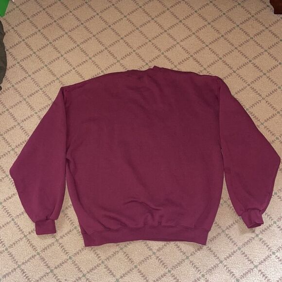 Burgundy birdhouses sweatshirt NWOT XL - Picture 4 of 5